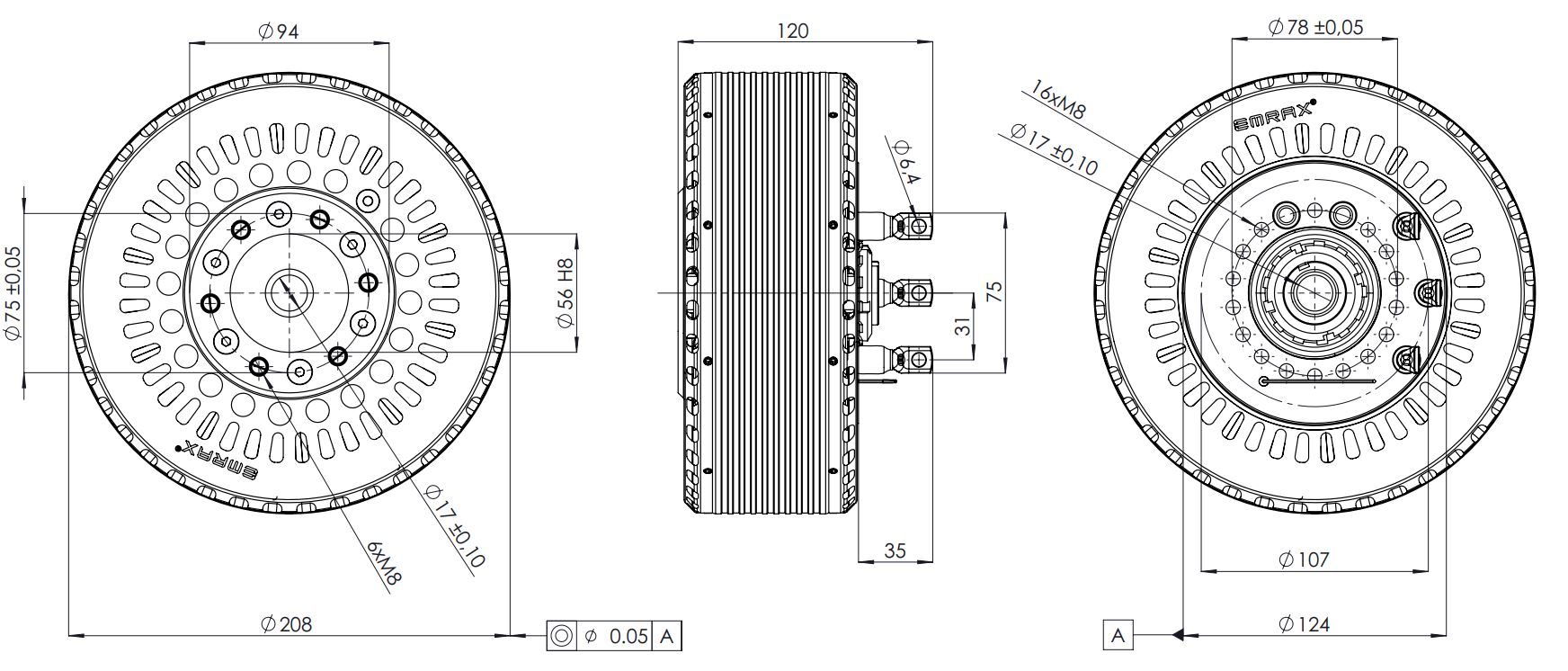 208 (86kW | 150Nm) - EMRAX